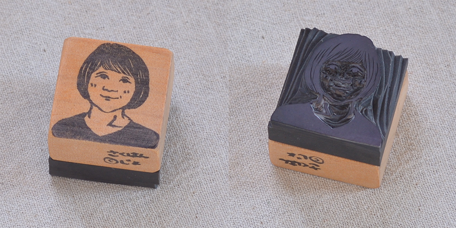似顔絵はんこ1名(3cm×3cm) 文字なし 4200 円